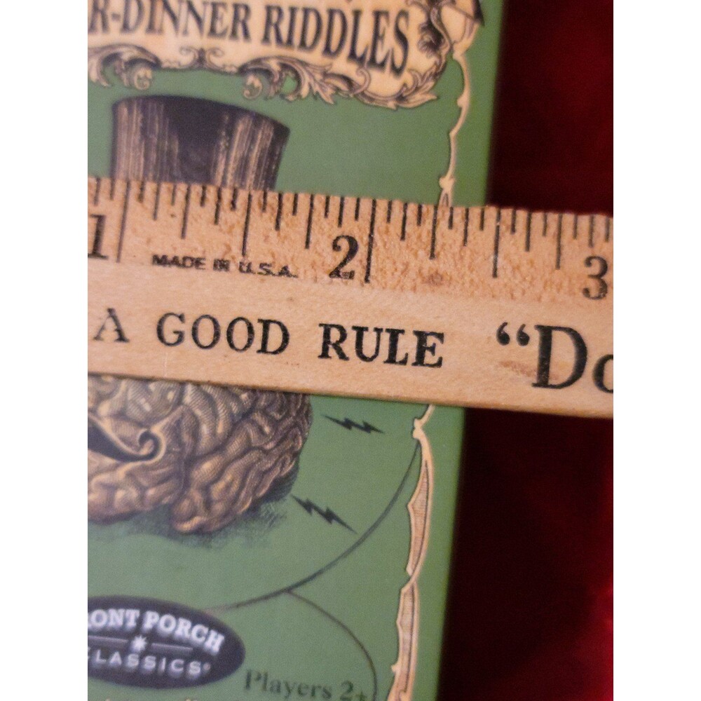 Clarendon's Brain Elixir After Dinner Riddles - Picture 10 of 11